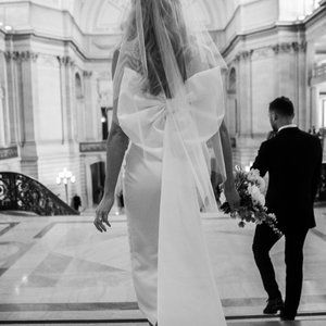 Ivory Bow Midi Dress